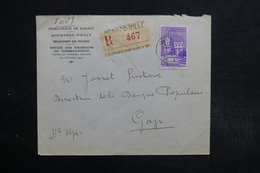 MONACO - Enveloppe En Recommandé Pour La France En 1943 - L 32212 - Covers & Documents