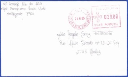 Mechanical Franchise - VILA REAL SANTO ANTÓNIO . 1985 - Franking Machines (EMA)