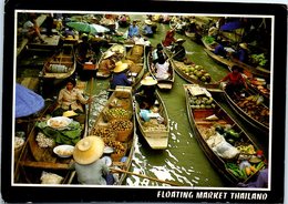 Asie THAILANDE - Floating , Market Thailand - Marché - Timbre - Tailandia