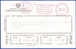 Mechanical Franchise, With Advertising - AO TRATAR DE ASSUNTOS DE TAXAS COM A EMISSORA NACIONAL INDIQUE... 1963 - Franking Machines (EMA)