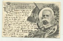 CAVALLEGGERI UMBERTO I VIAGGIATA FP - Regimente