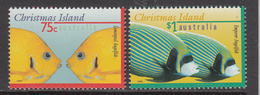 1995 Christmas Island Fish Poisson  Complete Set Of 2 MNH - Christmas Island