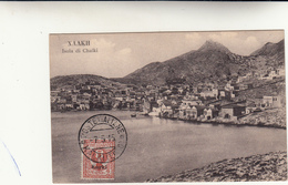 Cent. 2 Con Sovrastampa Karki E Timbro Poste Italiane Kalki, Su Cartolina Postale 07-05- 1915 Occ. Dodecanneso. - Egeo (Carchi)