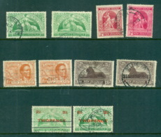 New Zealand 1920-22 Victory Issue Assorted Oddments (faults) FU Lot71531 - Gebraucht
