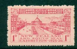 New Zealand 1925 1d Dunedin Exhibition (hinge Thin) MH Lot28724 - Oblitérés