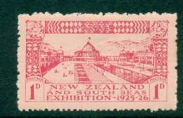 New Zealand 1925 1d Dunedin Exhibition (hinge Thin) MH Lot28724 - Usati