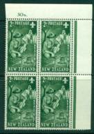 New Zealand 1953 Health 2d Scouts Sheet Value Block 4  MH/MUH Lot25886 - Neufs
