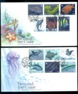 New Zealand 2011 Beyond The Coast 2x FDC Lot51602 - Unused Stamps