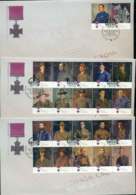 New Zealand 2011 Victoria Cross 3x FDC Lot51605 - Unused Stamps