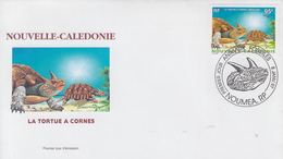 Enveloppe  FDC  1er  Jour   NOUVELLE  CALEDONIE    Tortue  à  Cornes   1997 - FDC