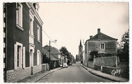 CPSM  - BALLOTS (Mayenne) - Mairie Et Rue Principale - Autres & Non Classés