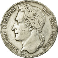 Monnaie, Belgique, Leopold I, 5 Francs, 5 Frank, 1848, TB+, Argent, KM:3.2 - 5 Francs