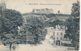 CPA - France - (65) Hautes Pyrénées - Mauléon - Place De La Croix Blanche - Mauleon Barousse