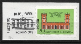 ARGENTINA   1970 President Justo De Urquiza Commemoration      Ø - Used Stamps