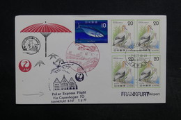 JAPON - Enveloppe Par Vol Polaire Pour Frankfurt En 1977 - L 32283 - Brieven En Documenten