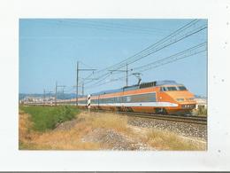 DONZERE (DROME VAL DU RHONE FRANCE) 2 8 86 . SNCF TRAIN TGV RAME 42 - Donzere