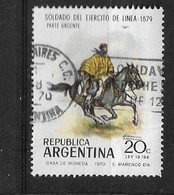 ARGENTINA  1970 Military Uniforms  / Horses | Uniforms   Ø - Used Stamps