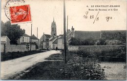 77 Le Chatelet En Brie - Route Du Saveteau Et Le Gué - Le Chatelet En Brie