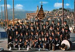 06-MENTON- LA MUSIQUE DE LA GARDE DE MENTON- FANFARE- 22 RUE SAINT MICHEL MENTON - Menton