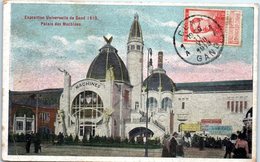 Evénement - Exposition Universelle De GAND 1913 - Palais Des Machines (timbre Oblitération) - Expositions