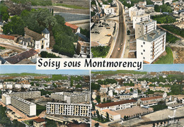 SOISY SOUS MONTMORENCY - EN AVION AU-DESSUS DE..SOISY SOUS MONTMORENCY ( C P M) - Soisy-sous-Montmorency