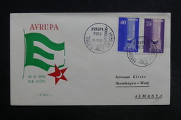 TURQUIE - Enveloppe FDC En 1958 - L 32322 - FDC