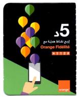 Phonecard Télécarte Tunisia Tunisie Orange Telefonkarte Telefonica Phonecards Télécartes Recharge Téléphone - Tunisie