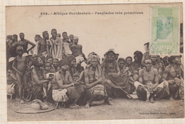 9AL1492 AFRIQUE OCCIDENTALE  PEUPLADES TRES PRIMITIVES 2 SCANS - Guinée Française