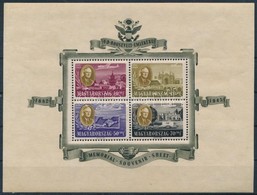 ** 1947 Roosevelt Blokkpár (50.000) (ráncok, A Postai Blokk Szélén Törés / Creases, Postal Block Margin Folded) - Andere & Zonder Classificatie