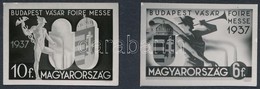 1937 Vásár: Gönczi Gebhardt Tibor Meg Nem Valósult Bélyegterveinek Bélyegméretű Nyomdai Fotói. Rendkívüli, Talán Egyedi  - Sonstige & Ohne Zuordnung