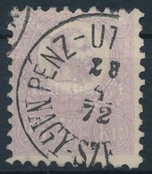 O 1871 Kőnyomat 25kr Halványibolya (29.000) (pici Elvékonyodás / Thin Paper) - Sonstige & Ohne Zuordnung