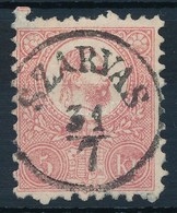 O 1871 Kőnyomat 5kr Luxus 'SZARVAS' Bélyegzéssel - Autres & Non Classés