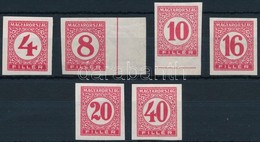 ** * 1926 Pengő-filléres Portó 6 Klf Vágott Bélyeg (10f Postatiszta / MNH) - Andere & Zonder Classificatie