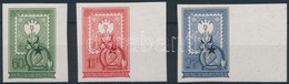 ** 1951 80 éves A Magyar Bélyeg Vágott ívszéli Sor - Other & Unclassified