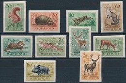 * 1953 Erdei állatok Vágott Sor (15.000) - Other & Unclassified