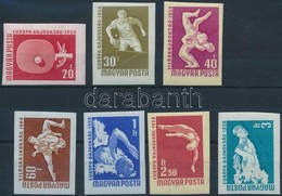** 1958 Sport III. Vágott Sor (6.000) (törések / Creases) - Altri & Non Classificati