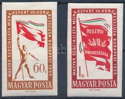* 1959 MSZMP Kongresszus Vágott Sor (4.500) (törések) - Autres & Non Classés