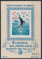 ** 1963 Műkorcsolyázó és Jégtánc EB Vágott Blokk (16.000) - Andere & Zonder Classificatie