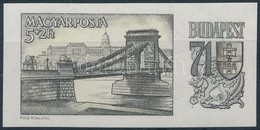 ** 1969 Budapest '71 (I.) Vágott Bélyeg (2.000) - Andere & Zonder Classificatie