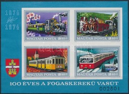 ** 1974 Fogaskerekű Vágott Blokk (6.500) - Other & Unclassified