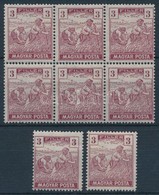 ** 1919 Magyar Posta 3f Hatostömb + 2 Bélyeg (10.400) - Sonstige & Ohne Zuordnung