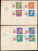 1963 Téli Olimpia 10 Vágott Sor FDC-n  (35.000) - Autres & Non Classés