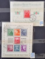 O 1938-1964 11 Blokkból és Egyéb Apróságból álló Használt Gyűjtemény Berakóban, Benne ORBÉK, Eucharisztikus, Sztálin Stb - Andere & Zonder Classificatie