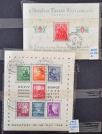 O 1938-1964 11 Blokkból és Egyéb Apróságból álló Használt Gyűjtemény Berakóban, Benne ORBÉK, Eucharisztikus, Sztálin Stb - Other & Unclassified