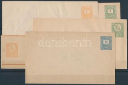 1871 -1874 5 Különféle Használatlan Díjjegyes / 5 Unused Postal Stationeries - Sonstige & Ohne Zuordnung