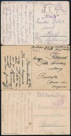 1916-1918 5 Db I. Világháborús Képeslap Haditengerészeti Postával Küldve - Andere & Zonder Classificatie