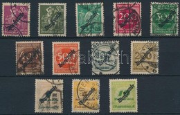 O Deutsches Reich 1923 Hivatalos Sor A 2 Záróérték Nélkül Mi 75-86 (Mi EUR 840.-) (garancia Nélkül / No Guarantee) - Sonstige & Ohne Zuordnung