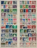 O Ausztria Gyűjtemény 1948-1995  5 Lapos Abria Rugós Berakóban / Austria Collection 1948-1995 In 10 Pages Large Stockboo - Autres & Non Classés