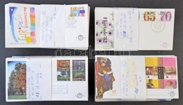 Hollandia FDC Gyűjtemény Dobozban, Több Mint 490 Kiadás, Néhány Kivételével Megíratlanok 1982-2005 Hiánytalan Gyűjtemény - Other & Unclassified