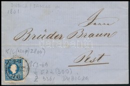 1861 Levél 15kr ,,DUBICZA' - Andere & Zonder Classificatie